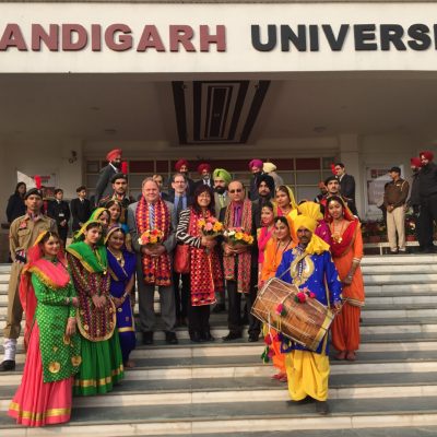 Warm Welcome at Chandigarh University